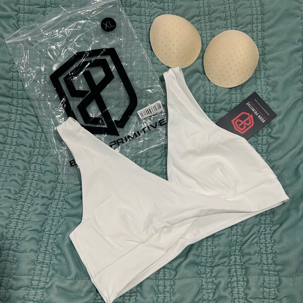Born Primitive Embrace Sports Bra - White